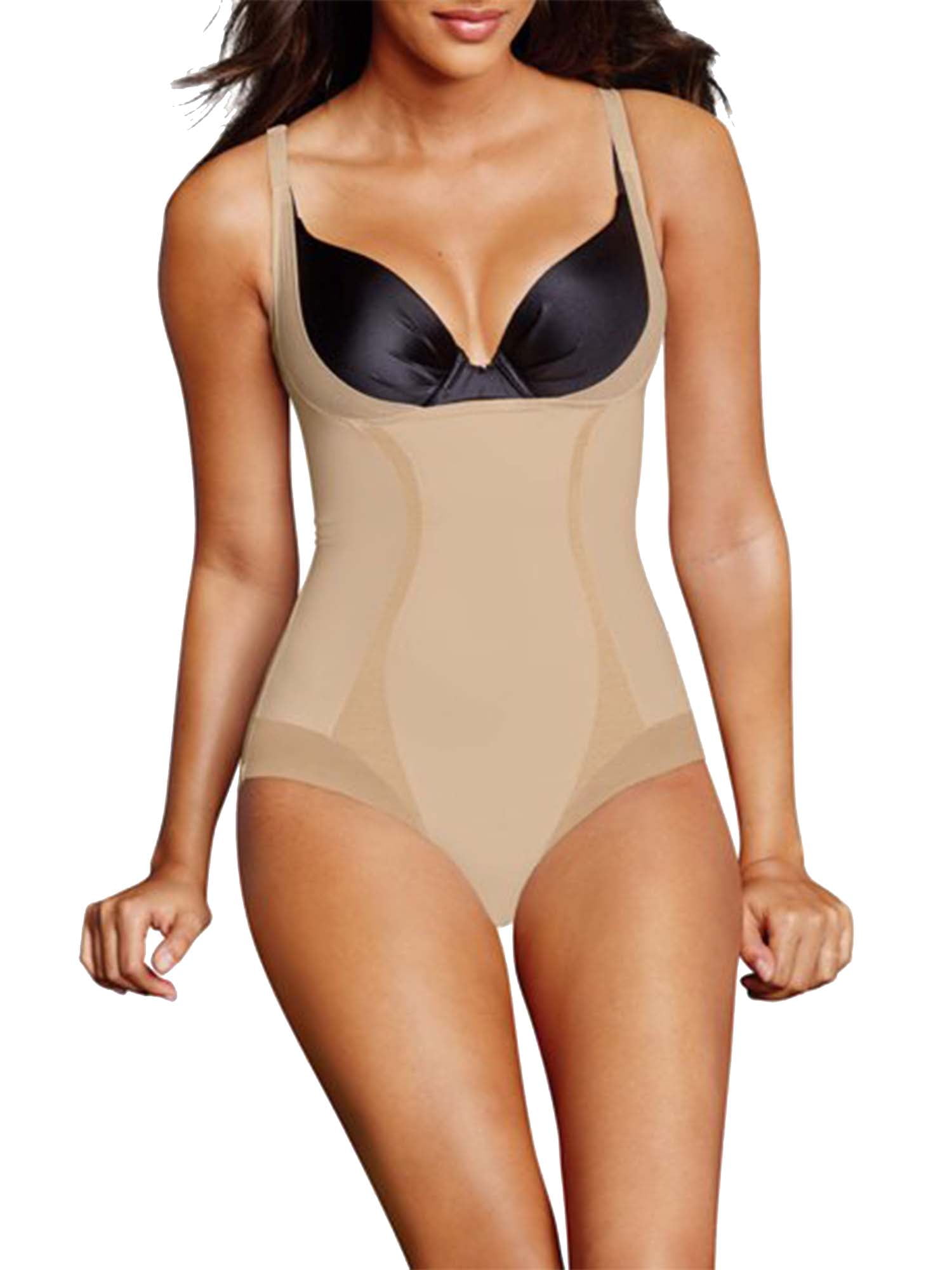 Maidenform Women's Flexees Cool Comfort Firm Control Wear Your Own Bra Bodybriefer FL5004