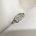 thumbnail image 5 of K-KED Charm Heart Cut Cubic Zircon 925 Silver Ring Women Anniversary Ring Sz 6-10-Clear-11, 5 of 8
