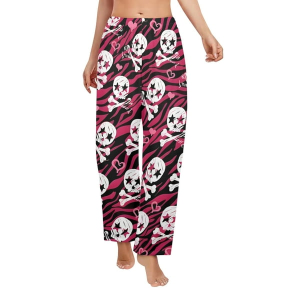 Ladies Sleeping Pajama Pants - Zebra Rock - Women's Pajamas - XS