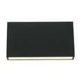 thumbnail image 2 of C Cattleya 2-Light Matte Black Aluminum Integrated LED Outdoor/Indoor Wall Light, 2 of 8