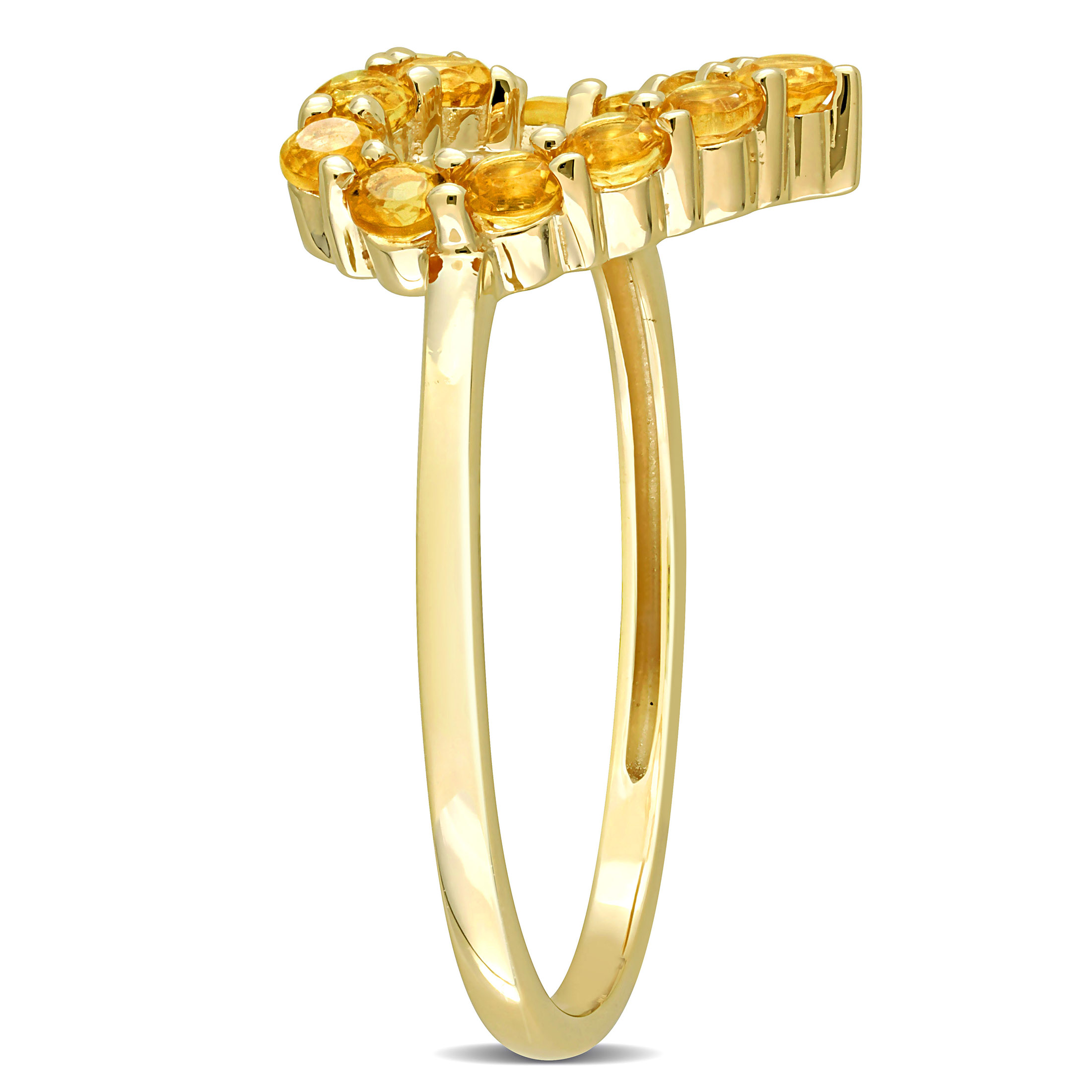 Everly Women's Citrine 10k Yellow Gold Ring