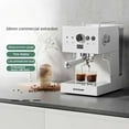 thumbnail image 3 of Small Commercial Coffee Machine Simple Control Panel Italian Semi-Automatic Coffee Machine Can Make Milk Foam Latte Americano, 3 of 8