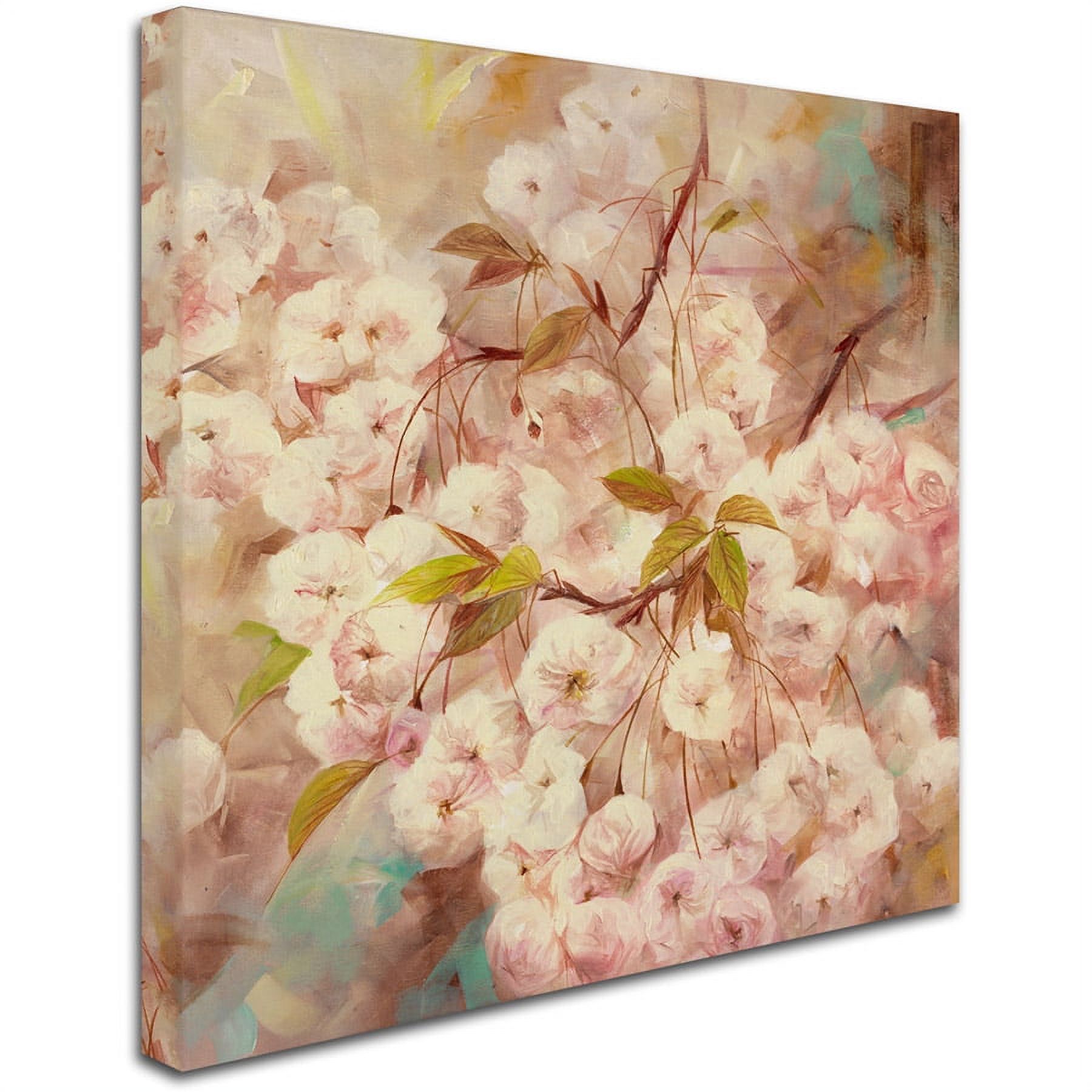 Trademark Fine Art "Rose Bush I" Canvas Art by Li Bo