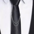 thumbnail image 6 of GKNET Vintage For Mens Necktie Link Tie Chain Metal Tack Clip Clasp Gift Accessories -Gold, 6 of 9