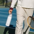 thumbnail image 3 of Owala - Botella de agua aislante de acero inoxidable FreeSip con pajita para deportes y viajes, sin BPA, 24 onzas, Shy Marshmallow, 3 of 7