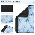 thumbnail image 4 of 2 Pcs Seat Belt Strap Covers Pad for Car Soft Flannel Car Seat Belt Shoulder for All Cars Blue Bows and Ribbons, 4 of 8