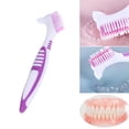 thumbnail image 7 of ACDANC 2026 New 3Pcs/Set Denture Cleaning Brush Portable Cleaning Brush False Teeth Brushes for Denture Care Denture Cleaner with Multi-Layered Soft Bristles and Dual Angled, 7 of 7