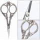thumbnail image 5 of Tijeras europeas de pájaro, de acero inoxidable plateado, con diseño de dragón y fénix, para coser, bordar, enhebrar y hacer labores de aguja, con punta puntiaguda de cigüeña., 5 of 9