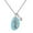E, variant on Blue Wind Sea Glass Necklace Wire Beach Necklace Pearl Jewelry