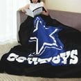 Dallas_Cowboys Bedsure Fleece Blankets Queen Size For Bed Thick And