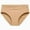 Beige, variant on Womens Hipster Panties Seamless Soft Stretch No Show Underwear Plus Size Seamless Panties