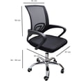 thumbnail image 2 of Silla de Oficina Ergonomica Lumax con Respaldo de Malla Ayuda Lumbar Diseño Minimalista Ruedas Giratorias 360 Grados Altura Ajustable, 2 of 8