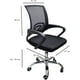 thumbnail image 2 of Silla de Oficina Ergonomica Lumax con Respaldo de Malla Ayuda Lumbar Diseño Minimalista Ruedas Giratorias 360 Grados Altura Ajustable, 2 of 8