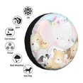 thumbnail image 5 of Easygdp Cute Animals Automobile Tire Dust Cover, 14-17in Spare Tire Cover Universal Fit for Trailer, Car, Truck, SUV, Jeep - 16 inch, 5 of 9