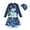 C204/Dark Blue304, variant on Rggeeun Baby Boys Swimsuit Set 3Pc Cute Spaceship & Rocket Pattern Long Sleeve Crew Neck Top & Elastic Double Layer with Tie Swim Trunks with Hat for Summer Splash Fun Leisure Swimwear,Blue,6-8 Years