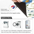 thumbnail image 4 of Yayeee Magnetic Dishwasher Cover for The Front Decoration Home Kitchen Machine Sticker Protector, Blue Floral, 4 of 6