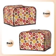thumbnail image 3 of Lsque Donut Print 4 Slice Toaster Cover , Kitchen Appliance Dustproof Protector , Toaster Protector Dustproof Kitchen Appliance Cover, 3 of 7