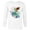 White, variant on Disney The Little Mermaid Ariel Birthday Wish Come True - Long Sleeve T-Shirt for Men - Customized-White