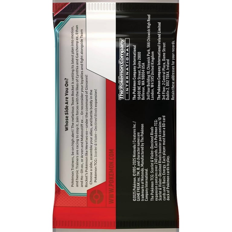 Pokemon TCG: Scarlet & Violet - Destined Rivals Booster Display Box - 36  Packs - Walmart.com