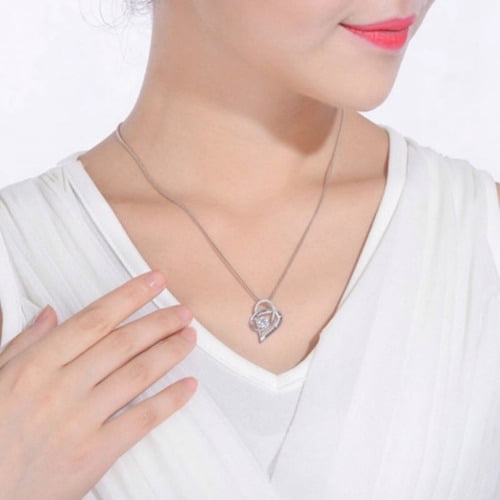 Daughter In Law Necklaces For Women Heart Pendant Necklace