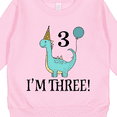 thumbnail image 3 of Inktastic 3rd Birthday 3 Year Old Dinosaur Party Toddler Sweatshirt, 3 of 4
