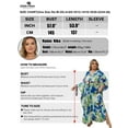 thumbnail image 6 of Edolynsa Kaftan Cover up Dresses for Women Long Caftan Loungewear Beachwear Summer Resort Outfits Casual Night Gown, 6 of 10