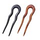 thumbnail image 1 of Choisbeing Palillos De Madera Para El Pelo Para Mujer, Paquete De 2 Tenedores En Forma De U Para Cabello Largo, Horquilla Francesa Hecha A Mano, Accesorios Para El Cabello De Palisandro Y Ébano, 1 of 1