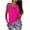 Hot Pink, variant on Ecqkame Tankini Swimsuits for Women Two Piece Printed Sports Bathing Suits Tummy Control Tops and Shorts Beach Swimwear Set Red XXXXXL