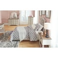 thumbnail image 6 of Bowery Hill Traditional Wood/Fabric Upholstered Twin Panel Headboard in White, 6 of 6
