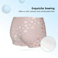 Easygdp Rose Gold Abstract Spots 1 Girls Hipster Cotton Underwear