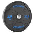 thumbnail image 1 of Synergee Bumper Plates – Durable Olympic Weight Plates, Low-Bounce Rubber for Strength Training, Powerlifting, and Functional Workouts., 1 of 6