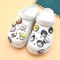 thumbnail image 3 of Accesorios de Naruto Kakashi Crocs, hebilla de zapato, abalorio DIY, lindo Ajuste de dibujos animados, decoraciones de serpiente Croc, hebilla, regalo Unisex, baratija de fiesta, 3 of 4