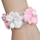 thumbnail image 5 of 6 uds hermosa novia damas de honor simulación cinta muñeca flor accesorios de decoración de boda (rosa blanco), 5 of 8