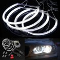 thumbnail image 2 of 4x Ccfl Angel Eye Halo Led Ring Light White Non-projector For E46 3 Series, 2 of 4