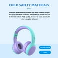 thumbnail image 4 of Headworn Bluetooth Headset Children's Ear Folding 85db Student Makaron E61 Wireless Headset, Bluetooth Headset, 4 of 7