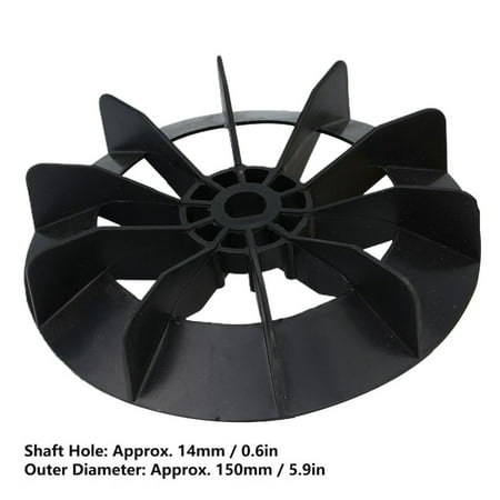 

BCLONG Air Compressor Fan Blade Direct-On-Line Motor 14Mm Shaft 150Mm Outer Diameter