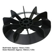 BAMILL Air Compressor Fan Blade Direct-on-Line Motor 14mm Shaft 150mm Outer Diameter