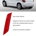 thumbnail image 4 of Red Rear Bumper Reflector, Improve Night Visibility, Snap On Replacement, 2014 to 2018, Designed for Enhanced Safety with Seamless Integration, 4 of 7