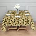 thumbnail image 3 of Yellow Sunflower Pattern Square Tablecloth,Waterproof Square Table Cover,Wipeable Spillproof Washable Table Cover for Home Kitchen Party Decor 42"X42"(107x107cm), 3 of 6