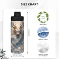 thumbnail image 3 of Goofa Cool Cloud White Dragon Print 18oz Sports Insulated Kettle With Straw Water Bottle Sports Water Bottle For Running Hiking Cycling Climbing Mans Womans, 3 of 7
