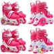 thumbnail image 4 of Patines De Cuatro Ruedas Para Niños, Patines De Ruedas De Equilibrio De 3 Puntos Para Niñas Y Niños Con Frenos Dobles De Tamaño Ajustable, Ruedas Luminosas Moyic OD015064-05, 4 of 6