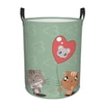 thumbnail image 1 of Laundry Basket Organizer Collapsible -Cats Gift Valentine Dirty Clothes Hamper for Bathroom Kids Girls Boys Laundry Hamper Small, 1 of 8