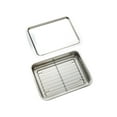 thumbnail image 4 of Tnarru Buffet Party Pan, Catering Pan with Cooling Rack, Rectangle Baking Tray, Oven Tray Baking Sheet for Cooking Buffet Restaurant Large, 4 of 8