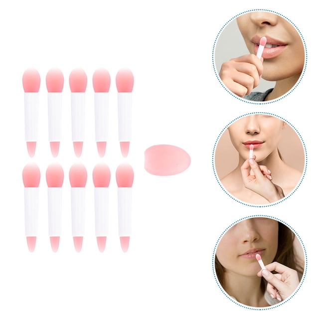 GOOHOCHY 1 Cepillo Labial Silicona Premium Para Aplicación Delicada De Cosméticos Labiales