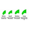 thumbnail image 4 of Purrdy Paws Lot de 40 Embouts d'Ongles Souples pour Griffes de Chat Vert Phosphorescent Moyen, 4 of 4