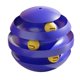 thumbnail image 4 of Juguete con rodillo para gatos, juguete interactivo para gatos, bola giratoria para pista, bolas para gatos Azul profundo, 4 of 8