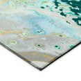 thumbnail image 4 of Addison Rugs Indoor/ Outdoor Addison Karina Abstract Washable Area Rug 1'8" x 2'6" - Green, 4 of 9