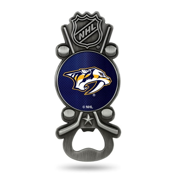 Nashville Hockey Predator's Magnetic Metal Bottle Opener