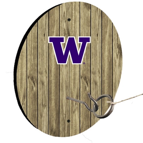 University Of Washington "W" Gold Ring Toss Lawn Game
