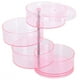 thumbnail image 3 of Caja de almacenamiento giratoria multicapa con adornos rosas para clasificar joyas., 3 of 14
